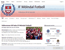 Tablet Screenshot of molndalfotboll.com